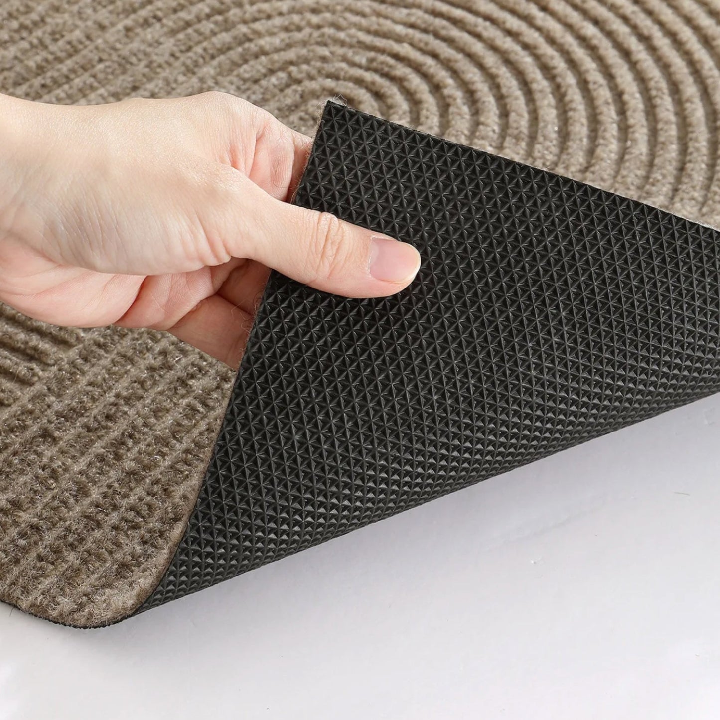 Elegant Non-Slip Door Mat | 3D Pattern Dirt Catcher for Indoor & Outdoor Use