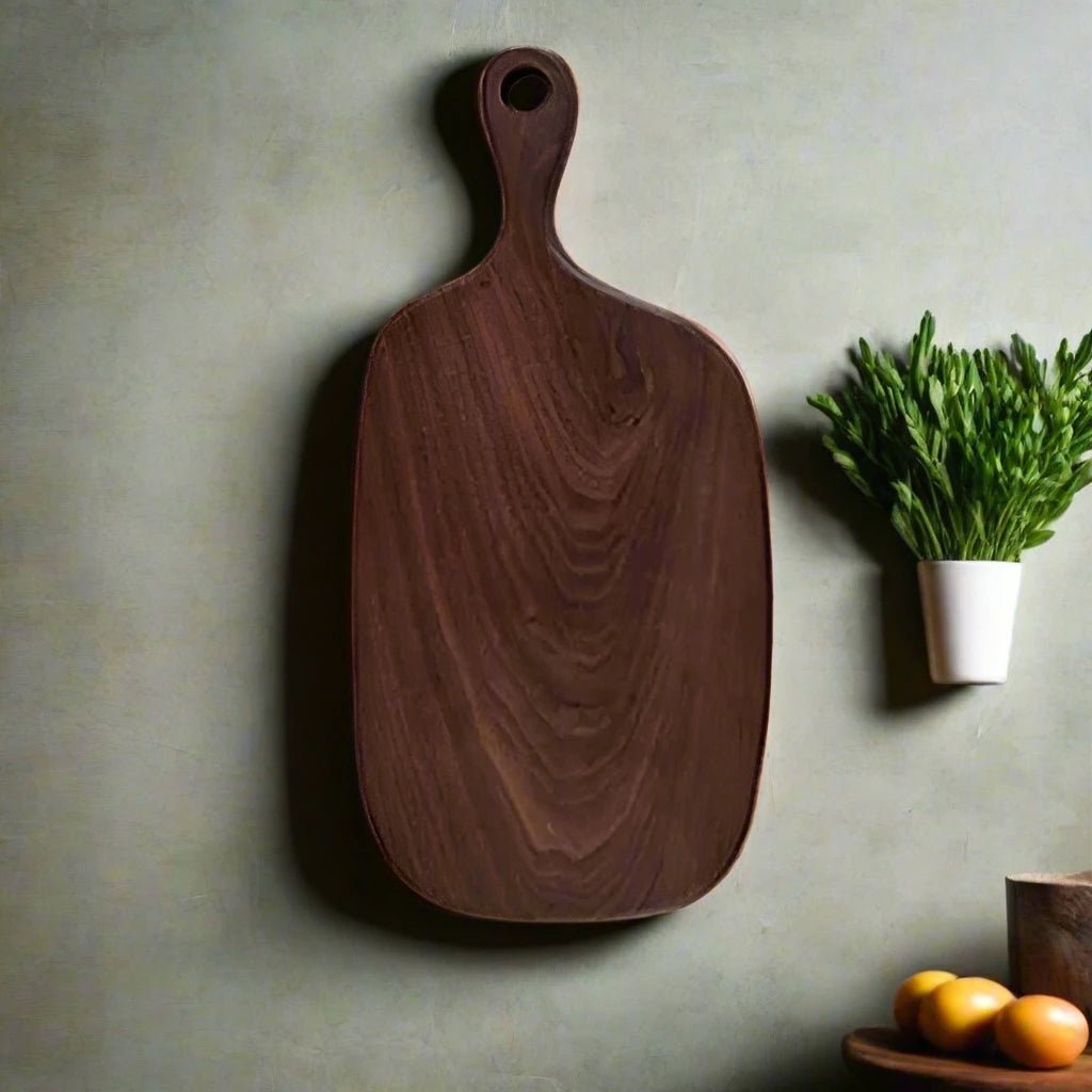 Elegant Walnut Cutting Board | Durable Wood Chopping Board for Stylish Serving