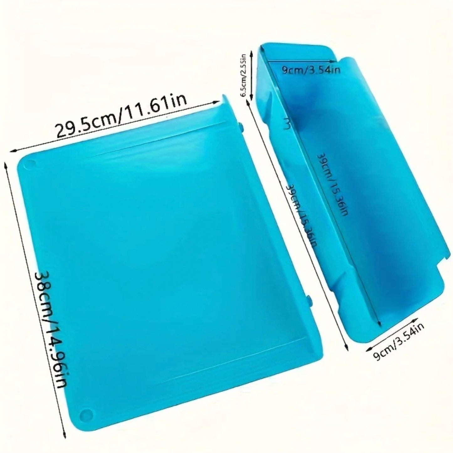 Smart Kitchen Collection | Plastic Cutting Board with Integrated Tray | Foldable Design for Easy Storage
