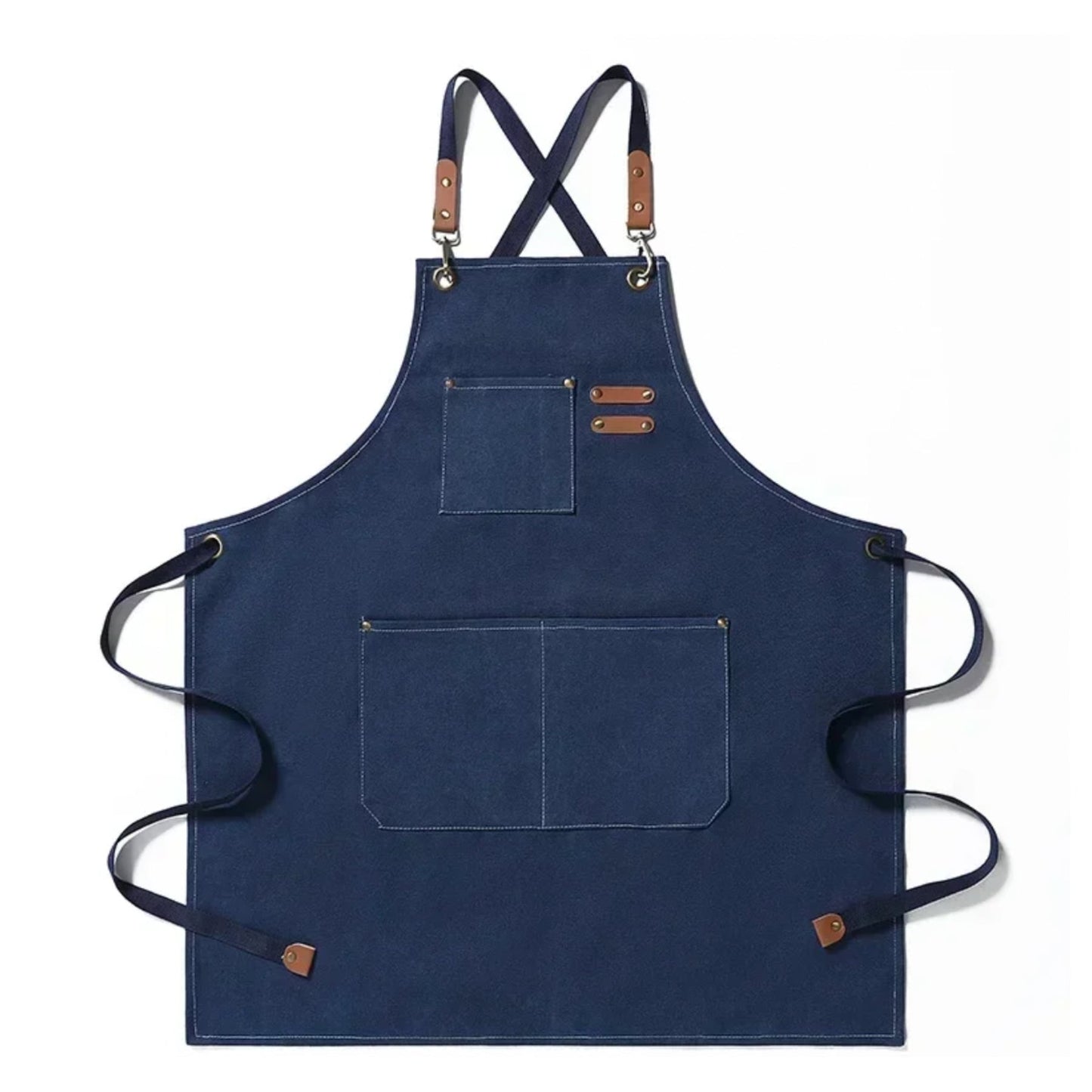 Stylish Canvas Apron | Water-Resistant Kitchen Apron with Pockets for Comfort and Functionality