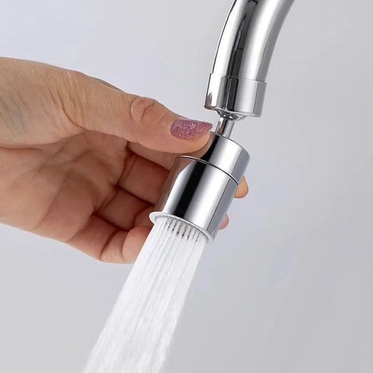 Adjustable 360° Black Kitchen Tap with Water-Saving Technology | Durable Copper & ABS for Efficient Kitchen Use