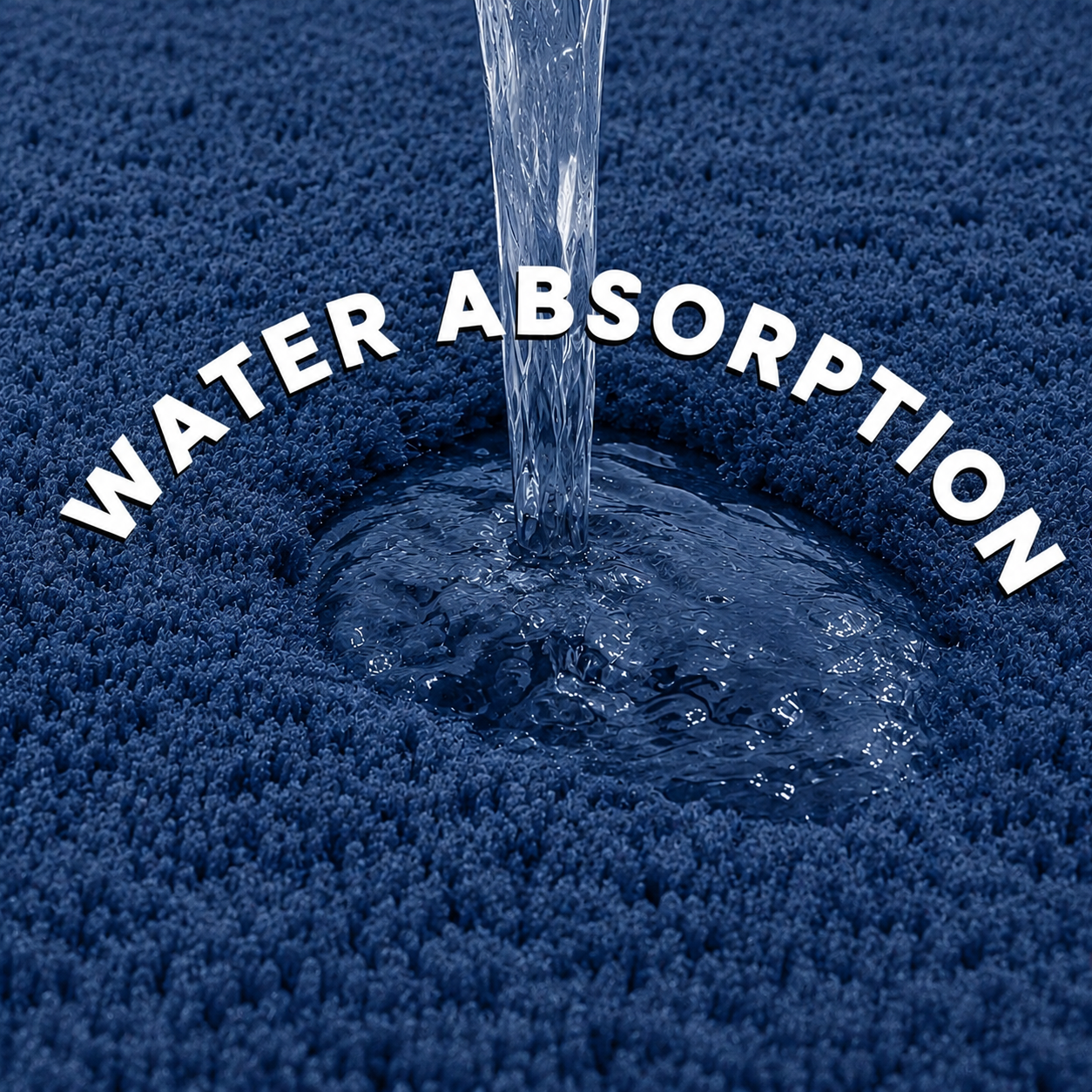 Comfort Series | Non-Slip Bath Mat with Soft, Absorbent Material | Ideal for Moisture Control and Safety