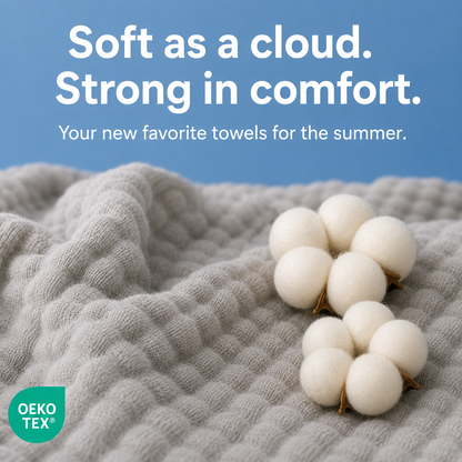 Elegant Muslin Cotton Blanket | Breathable & Soft Fabric for Cozy Comfort