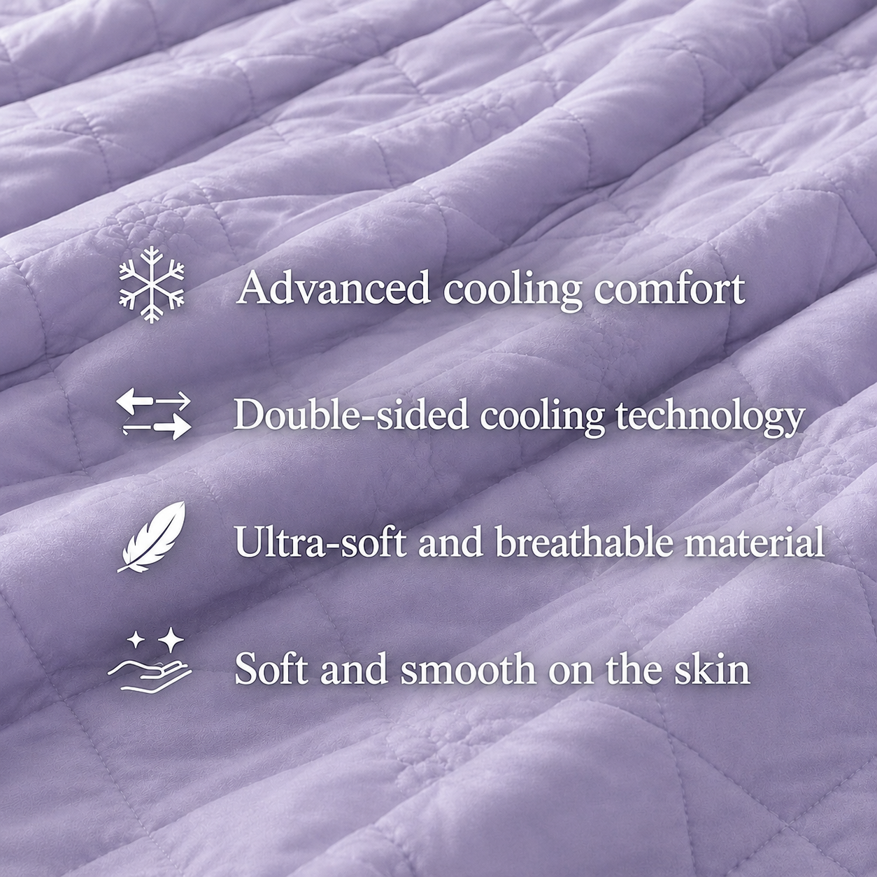 Cooling Summer Quilt | Lightweight Double-Sided Blanket for Ultimate Comfort