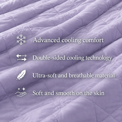 Cooling Summer Quilt | Lightweight Double-Sided Blanket for Ultimate Comfort