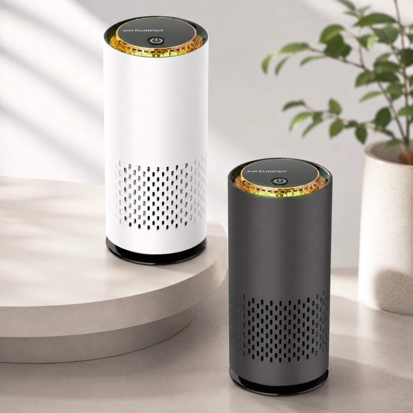 Compact HEPA Air Purifier for Home with 360° Filtration | Modern Design for Cleaner Air