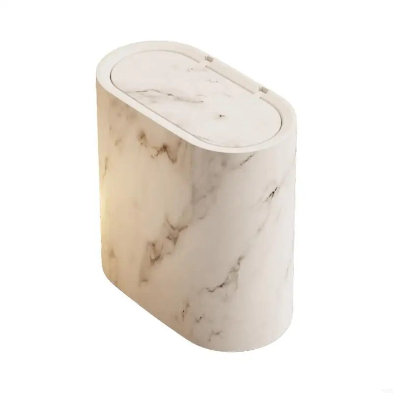 Compact Bathroom Trash Can | Odor-Trapping Lid for Efficient Waste Management