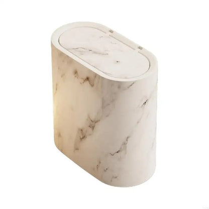 Compact Bathroom Trash Can | Odor-Trapping Lid for Efficient Waste Management