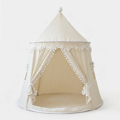 Cozy Indoor Kids Tent | Collapsible Play Teepee with Spacious Interior for Imaginative Adventures