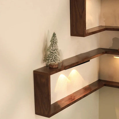 Creative Corner Shelf Unit with Staggered Design for Stylish Home Organization