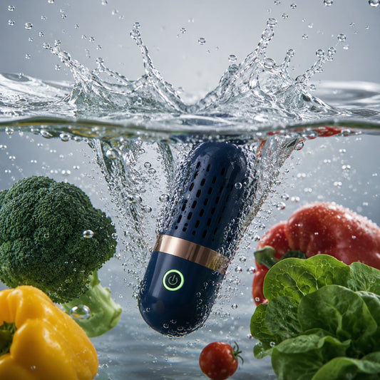 EcoClean | Rechargeable Fruit & Vegetable Cleaner with USB Charging | Compact Design for Effortless Food Prep