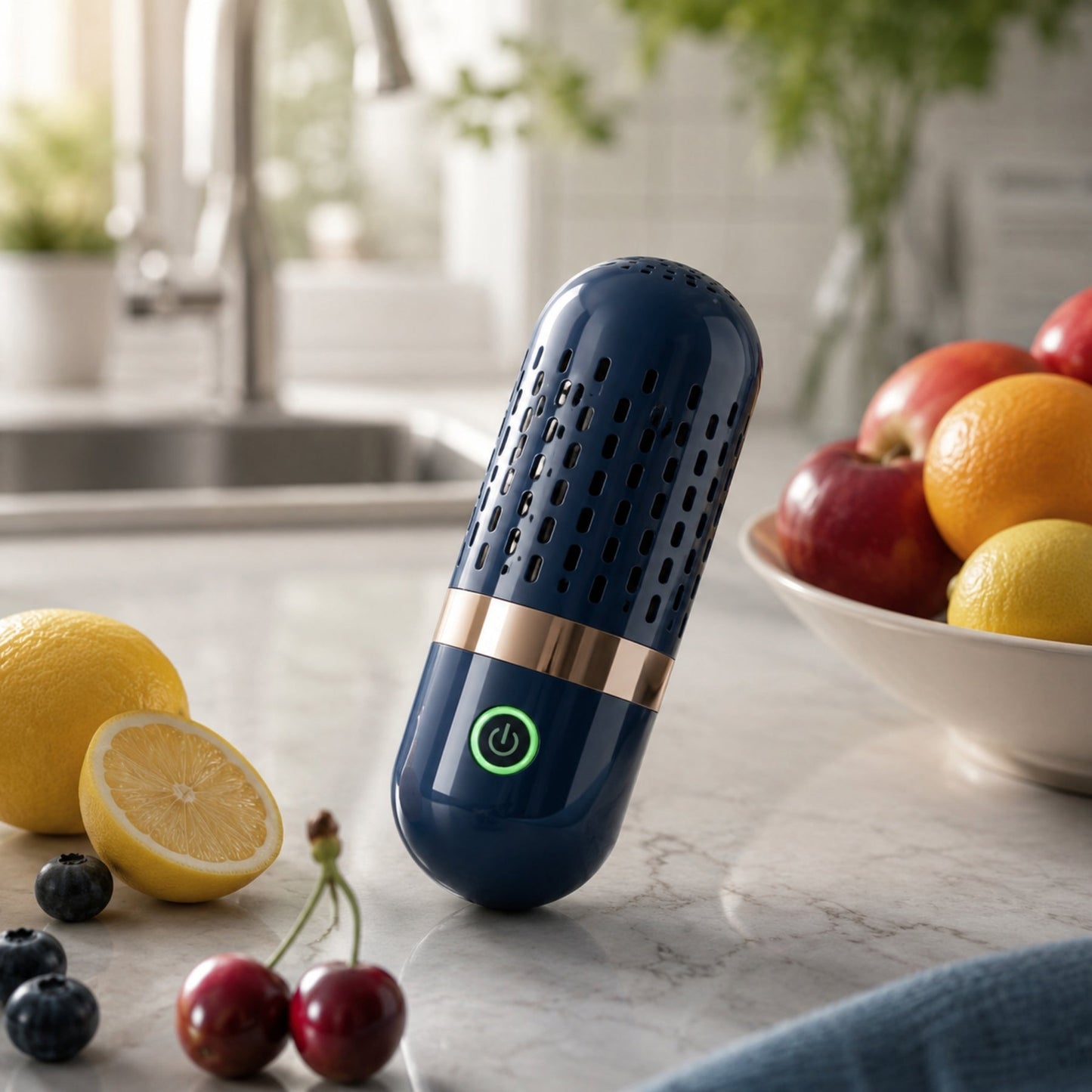 EcoClean | Rechargeable Fruit & Vegetable Cleaner with USB Charging | Compact Design for Effortless Food Prep