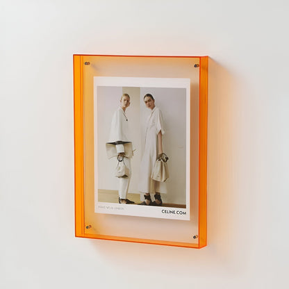 Elegant Acrylic Picture Frame | Minimalist Design with Transparent Finish | Versatile Display for Cherished Memories