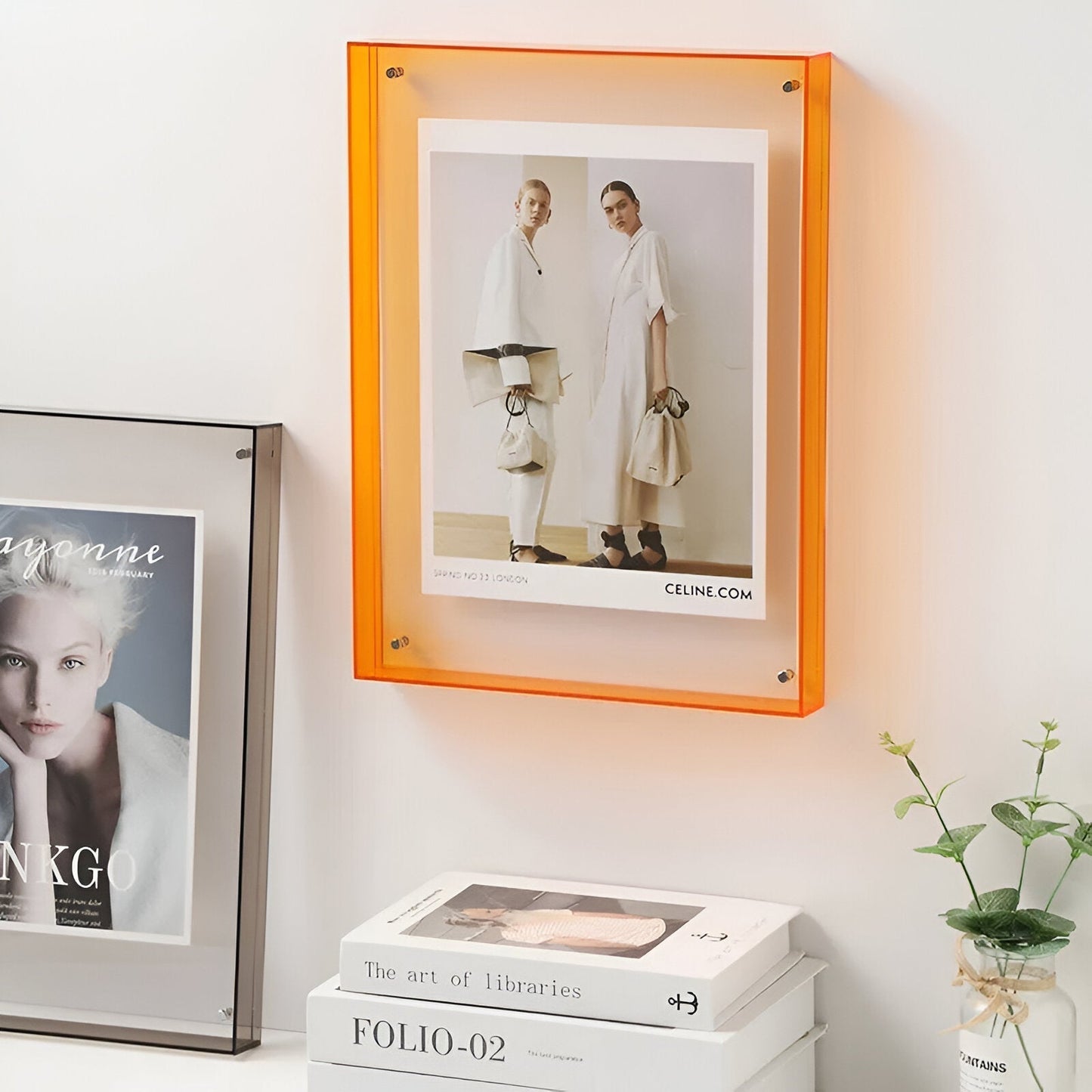 Elegant Acrylic Picture Frame | Minimalist Design with Transparent Finish | Versatile Display for Cherished Memories
