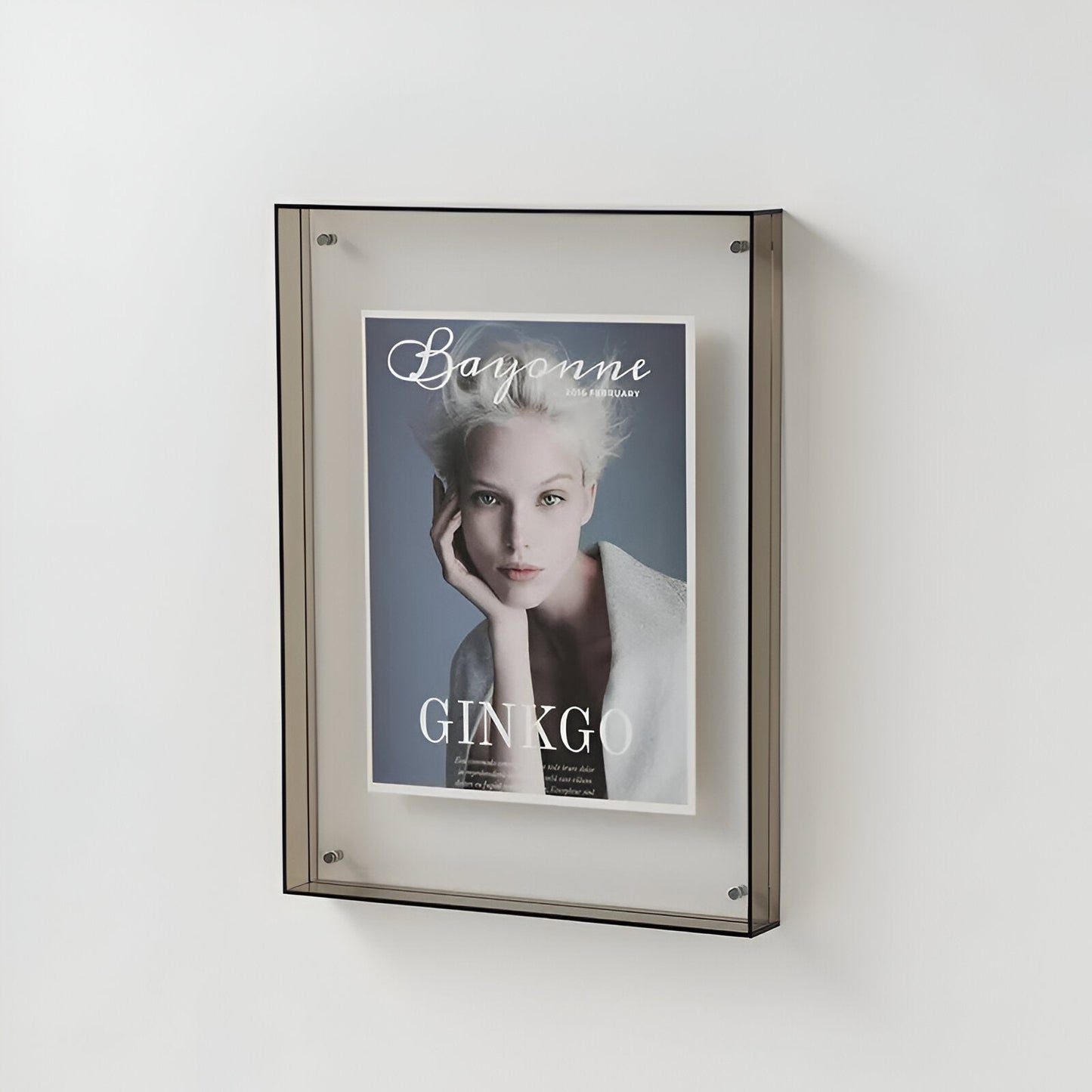 Elegant Acrylic Picture Frame | Minimalist Design with Transparent Finish | Versatile Display for Cherished Memories