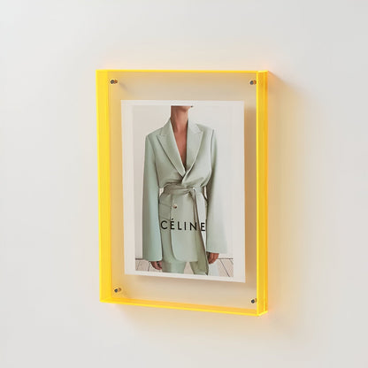 Elegant Acrylic Picture Frame | Minimalist Design with Transparent Finish | Versatile Display for Cherished Memories