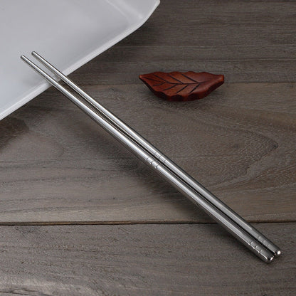 Elegant Collection | Metal Chopsticks with Ergonomic Grip | Durable Stainless Steel for Comfortable Dining