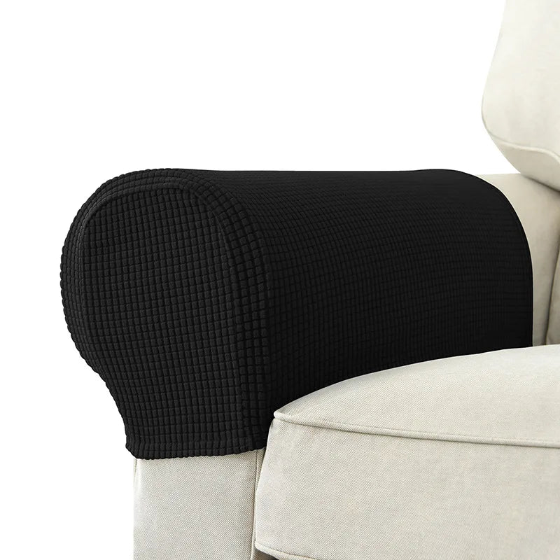Elegant Collection | Sofa Arm Covers with Waterproof Stretch Fabric | Non-Slip Design for Ultimate Stain Protection