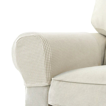 Elegant Collection | Sofa Arm Covers with Waterproof Stretch Fabric | Non-Slip Design for Ultimate Stain Protection