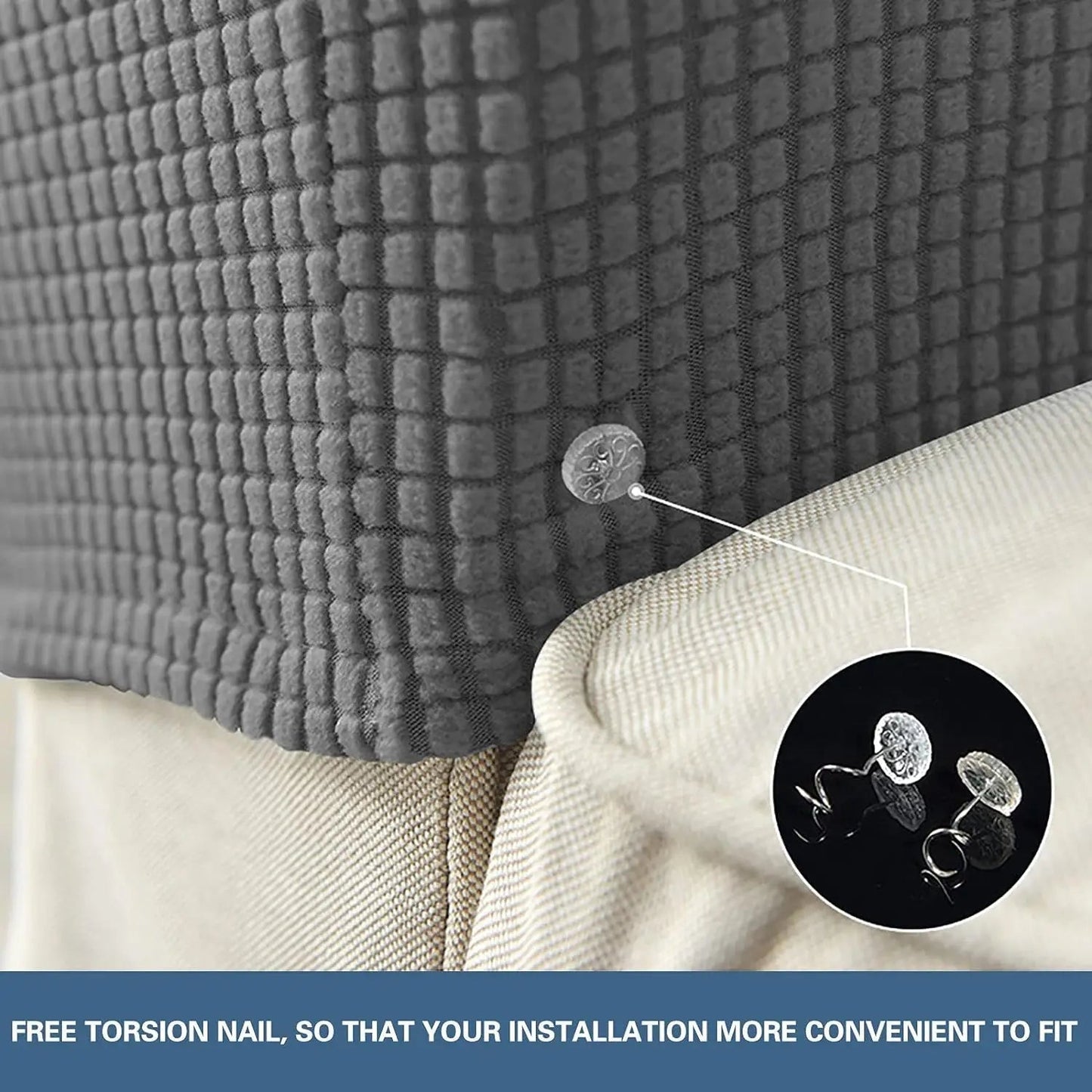 Elegant Collection | Sofa Arm Covers with Waterproof Stretch Fabric | Non-Slip Design for Ultimate Stain Protection