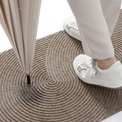 Elegant Non-Slip Door Mat | 3D Pattern Dirt Catcher for Indoor & Outdoor Use