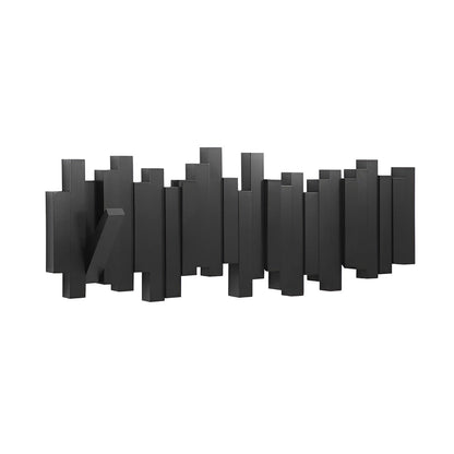Elegant Wall Hook | Solid Wood Coat Hooks for Wall with Foldable Design | Space-Saving Key Holder for Organized Entryway