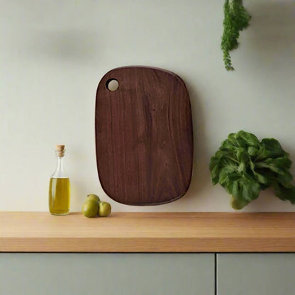 Elegant Walnut Cutting Board | Durable Wood Chopping Board for Stylish Serving