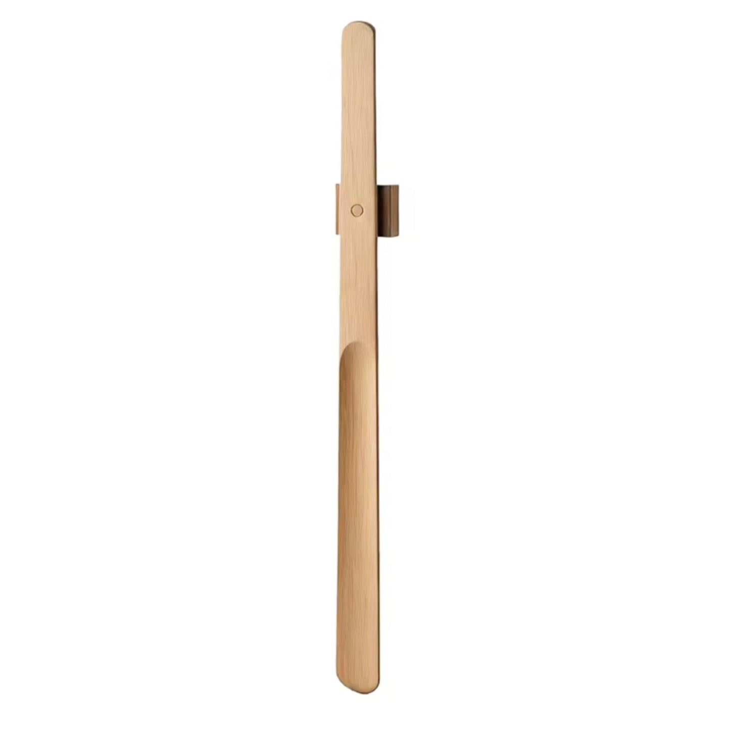 Elegant Wooden Shoehorn | Long Handled Shoe Horn with Magnetic Holder for Effortless Shoe Wearing