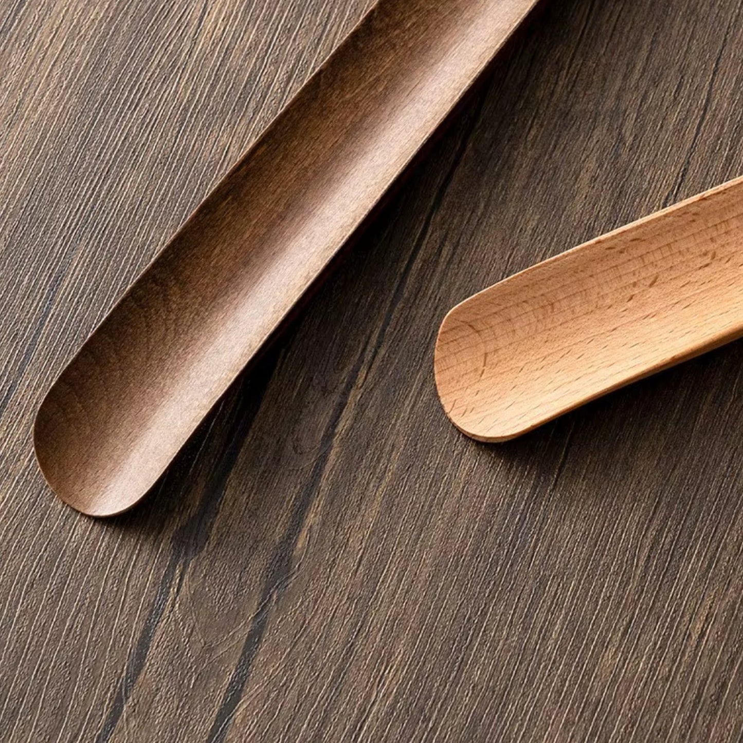 Elegant Wooden Shoehorn | Long Handled Shoe Horn with Magnetic Holder for Effortless Shoe Wearing