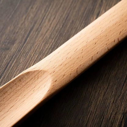 Elegant Wooden Shoehorn | Long Handled Shoe Horn with Magnetic Holder for Effortless Shoe Wearing