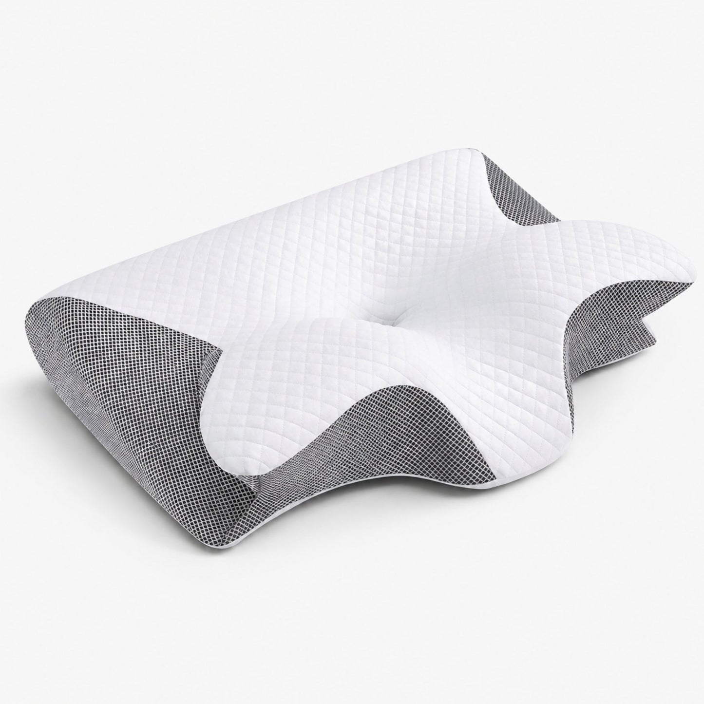 Ergonomic Memory Foam Pillow with Butterfly Shape for Neck Pain Relief