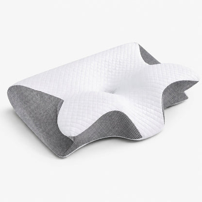 Ergonomic Memory Foam Pillow with Butterfly Shape for Neck Pain Relief