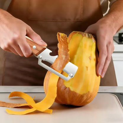 Essential Kitchen Tool | Vegetable Peeler with Sharp Stainless Steel Blade | Ergonomic Design for Effortless Peeling of Fruits and Potatoes