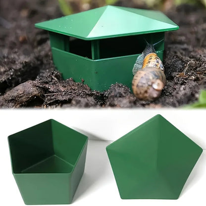 Garden Protector | Pest Control Hexagonal Snail Trap with Durable Design | Effective Shield for Healthy Plants