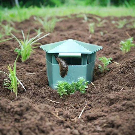 Garden Protector | Pest Control Hexagonal Snail Trap with Durable Design | Effective Shield for Healthy Plants
