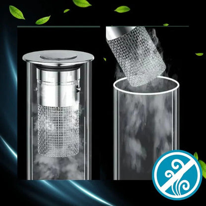 Innovative Pop-Up Sink Plug with Built-in Sieve & Odor Control for Freshness