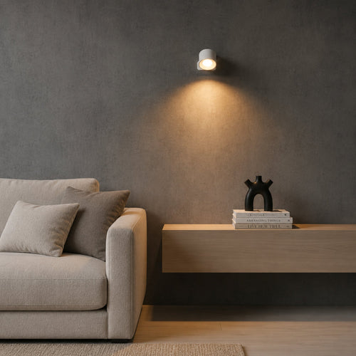 Magnetic LED Wall Lamp | Rechargeable Wall Lights with 360° Rotation | Dimmable Design for Flexible Home Lighting