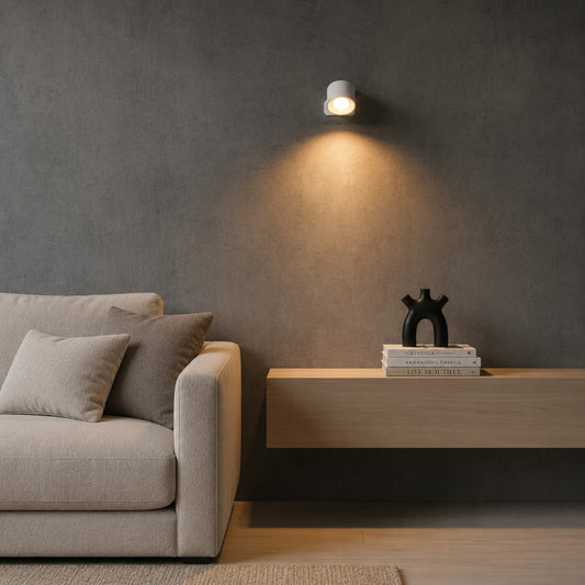 Magnetic LED Wall Lamp | Rechargeable Wall Lights with 360° Rotation | Dimmable Design for Flexible Home Lighting