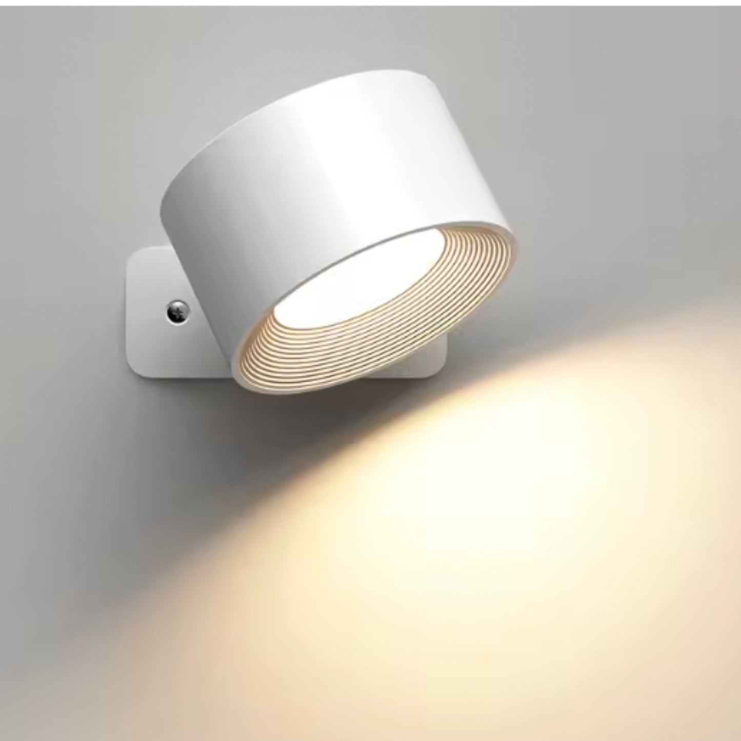 Magnetic LED Wall Lamp | Rechargeable Wall Lights with 360° Rotation | Dimmable Design for Flexible Home Lighting