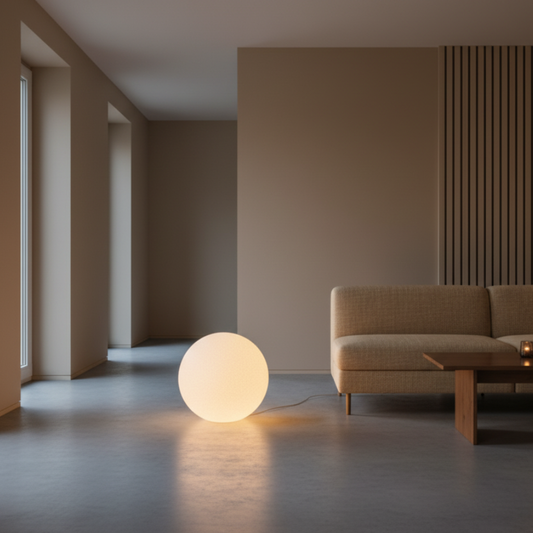 Modern Floor Lamp with Dimmable Lighting & Unique Design | Elegant Resin Standing Lamp for Cozy Living Room Ambiance