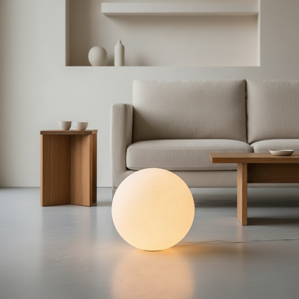 Modern Floor Lamp with Dimmable Lighting & Unique Design | Elegant Resin Standing Lamp for Cozy Living Room Ambiance