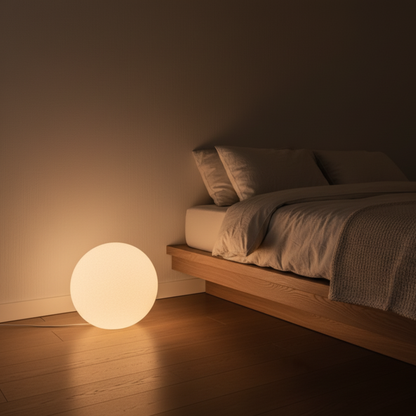 Modern Floor Lamp with Dimmable Lighting & Unique Design | Elegant Resin Standing Lamp for Cozy Living Room Ambiance