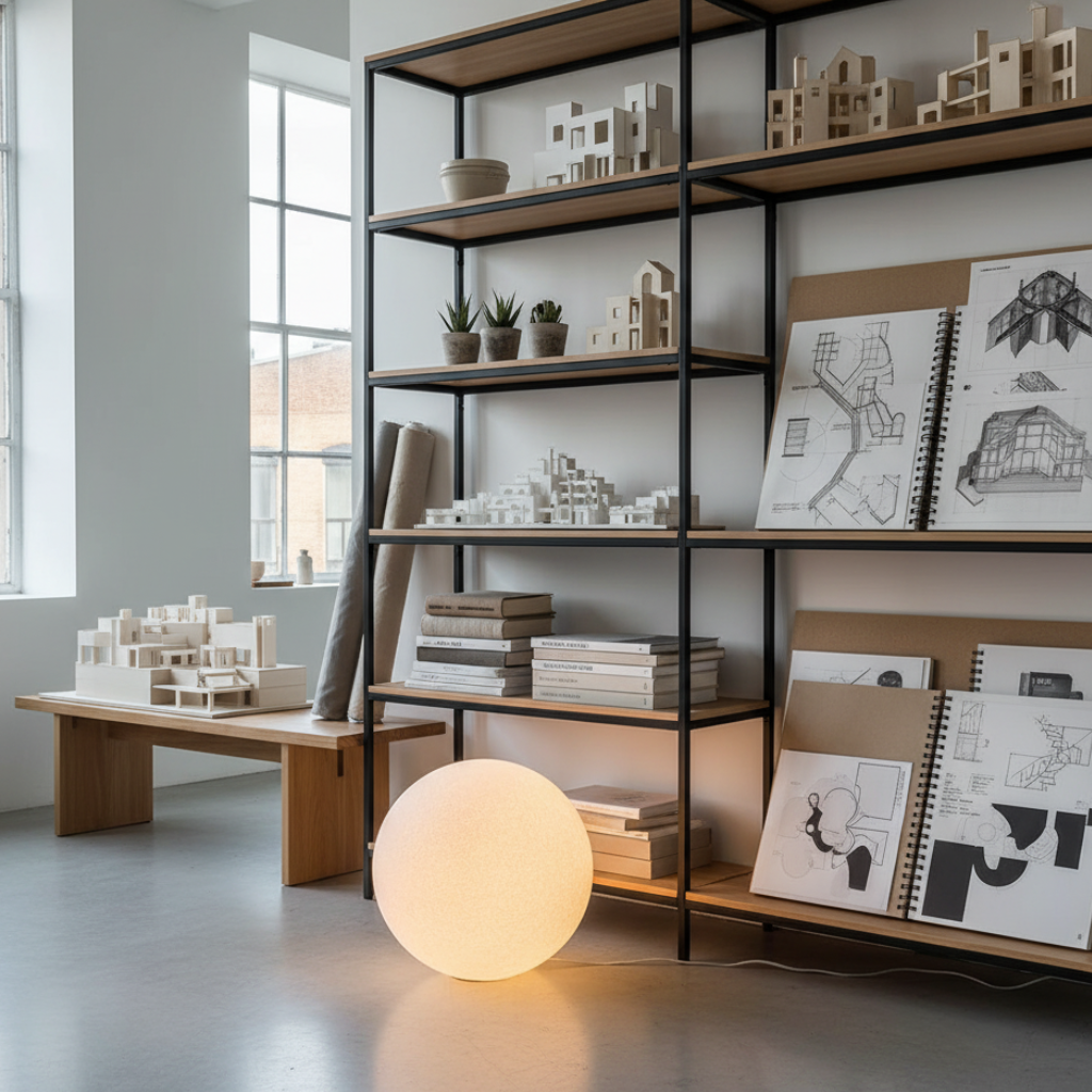 Modern Floor Lamp with Dimmable Lighting & Unique Design | Elegant Resin Standing Lamp for Cozy Living Room Ambiance