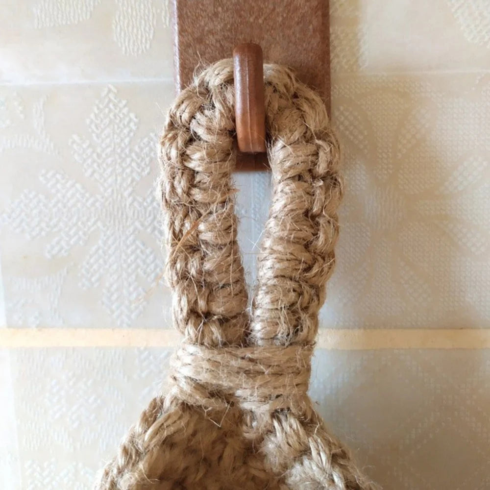Rustic Jute | Hanging Basket with Breathable Weave | Versatile Wall Baskets for Fruits and Plants