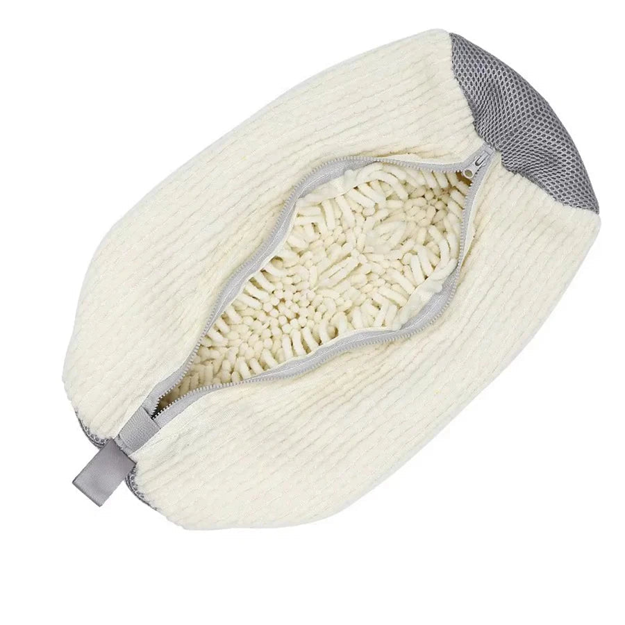 Shoe Washing Bag | 360° Surround Protection with Zipper Closure | Reusable Design for Safe Machine Washing