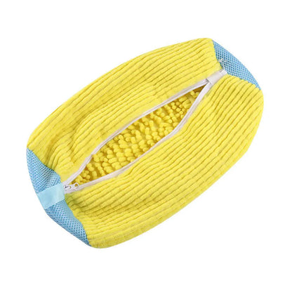 Shoe Washing Bag | 360° Surround Protection with Zipper Closure | Reusable Design for Safe Machine Washing
