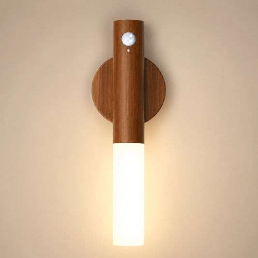 Smart LED Wall Lamp | Battery Operated Wall Sconces with Motion Sensor | Wireless Indoor Lighting for Cozy Home Atmosphere