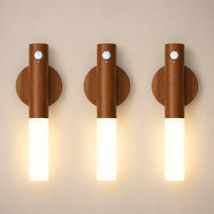 Smart LED Wall Lamp | Battery Operated Wall Sconces with Motion Sensor | Wireless Indoor Lighting for Cozy Home Atmosphere