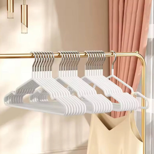 Space-Saving Clothes Hangers | Non-Slip Design for Organized Wardrobe - 10-Pack