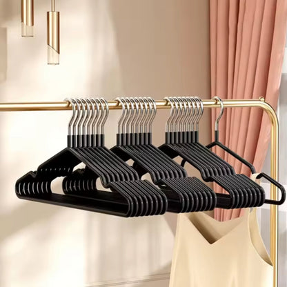 Space-Saving Clothes Hangers | Non-Slip Design for Organized Wardrobe - 10-Pack